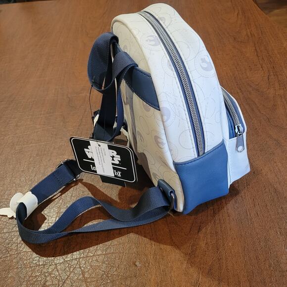 Loungefly Disney Star Wars R2D2 Bb8 Droids Mini Backpack New, with tags - Picture 3 of 8